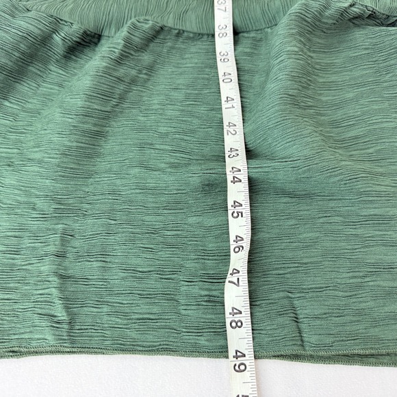 Baltic Born NWT Alva Sweater Midi Dress XL Dusty Green Square Neck Crinkle Boho - Picture 14 of 16